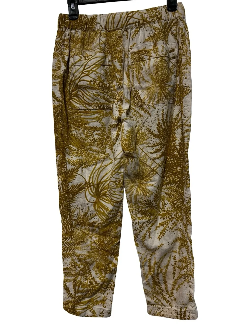 Anthropologie Pilcro Pants Linen Surf The Cottage XS Pull On Beach Boho Coastal